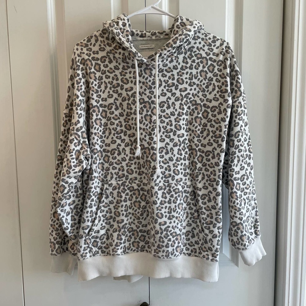 American Eagle Cheetah Forever Oversized Hooded Sweatshirt